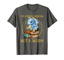 Load image into Gallery viewer, Funny shirts V-neck Tank top Hoodie sweatshirt usa uk au ca gifts for I&#39;m A Book Dragon Not A Worm T-Shirt Gift for Men Women Kids 883946
