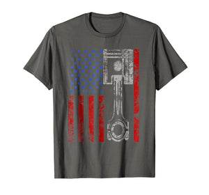 Funny shirts V-neck Tank top Hoodie sweatshirt usa uk au ca gifts for American Flag Piston Muscle Car Patriotic Vintage T-Shirt 2114306