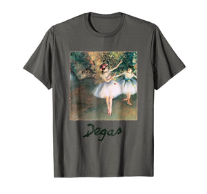 Funny shirts V-neck Tank top Hoodie sweatshirt usa uk au ca gifts for Two Dancers on a Stage by Edgar Degas, Ballet Art T-Shirt 2685487