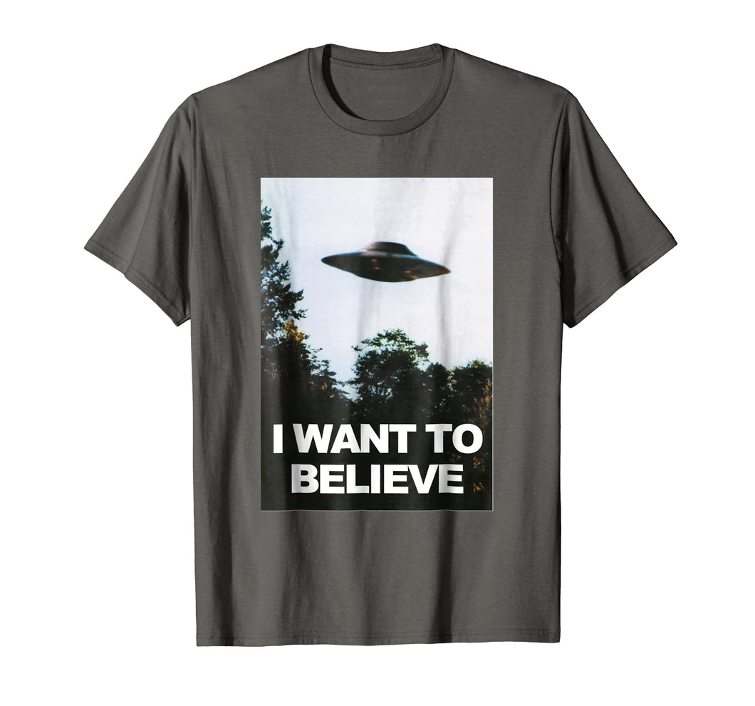 Alien Ufo Hunter Shirt I Want To Believe T-Shirt
