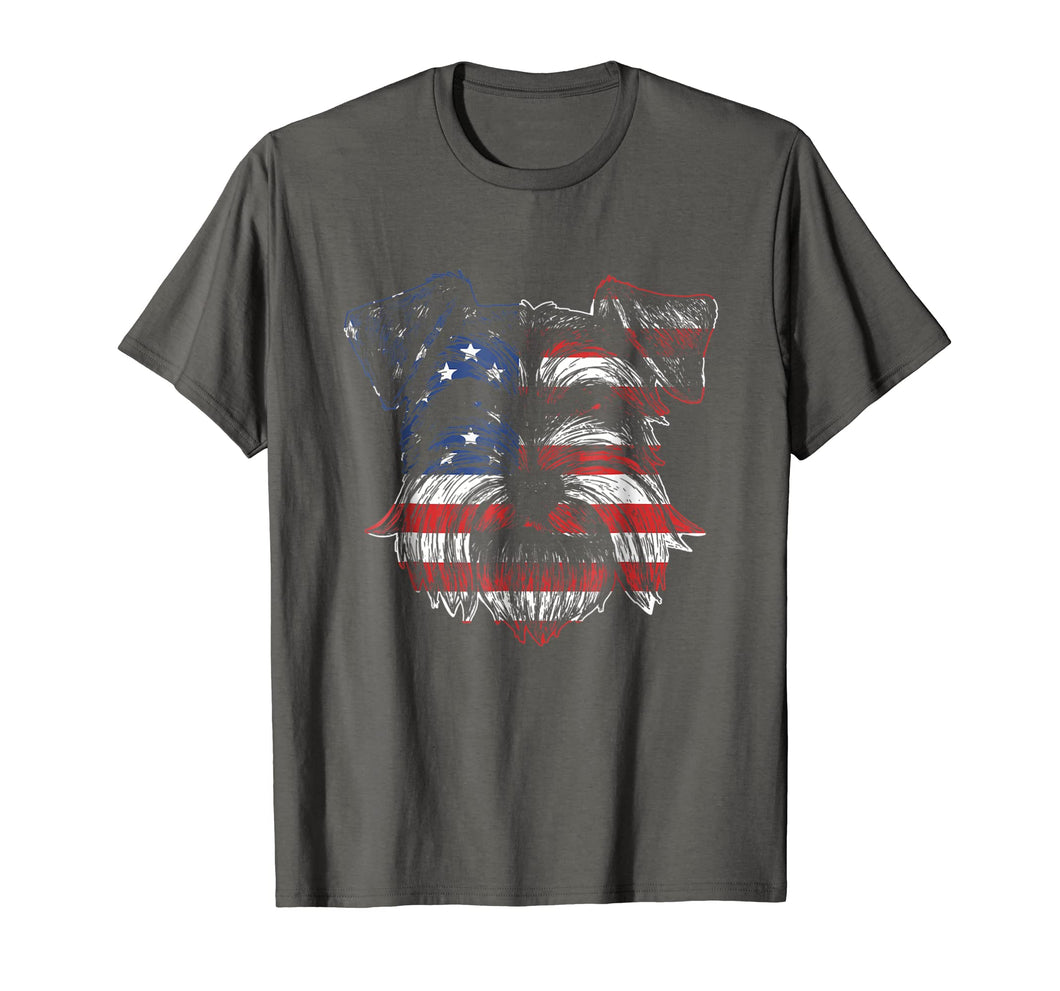 Funny shirts V-neck Tank top Hoodie sweatshirt usa uk au ca gifts for Schnauzer T-Shirt With Bow-Tie 4th Of July Patriotic 2374847