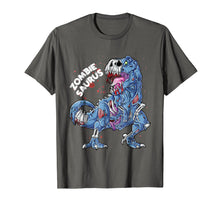 Load image into Gallery viewer, Funny shirts V-neck Tank top Hoodie sweatshirt usa uk au ca gifts for Zombie Saurus T shirt Halloween Kids Dinosaur T rex Gifts 3503281
