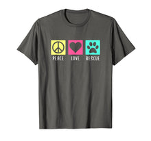 Load image into Gallery viewer, ODND Dog Rescue Apparel - Peace Love Rescue T-Shirt-5697290
