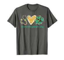 Load image into Gallery viewer, Stethoscope Love Shamrock Nurse St Patrick&#39;s Day Gifts TShirt126597
