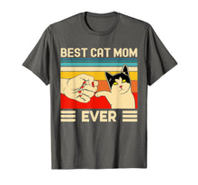Load image into Gallery viewer, Best Cat Mom Ever T-Shirt Funny Cat Mom Mother Vintage Gift T-Shirt-192041
