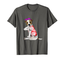 Load image into Gallery viewer, Women Gifts Jack Russell Terrier Dog Tattoo I Love Mom T-Shirt-990657
