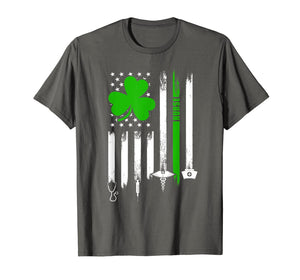 American Flag Shamrock Nurse St Patrick's Day Gifts TShirt466086