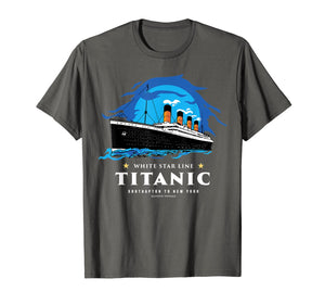 Kids Gift - RMS Titanic White Star line Maiden Voyage 1912 T-Shirt-2083314