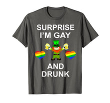 Load image into Gallery viewer, Surprise I'm Gay and Drunk Leprechaun LGBT St Patricks Day TShirt732875
