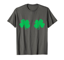 Load image into Gallery viewer, Shamrock Boobs T-Shirt Irish St Patricks Day Gift Shirt T-Shirt-98032
