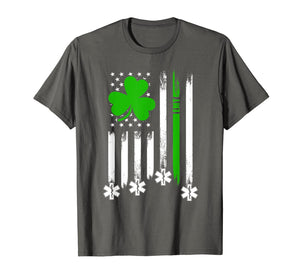 American Flag Shamrock EMT St Patrick's Day Gifts TShirt475440