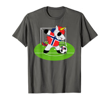 Load image into Gallery viewer, Dabbing Soccer Unicorn Norway Norwegians Football T-Shirt-4000034
