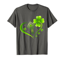 Load image into Gallery viewer, Green Celtic Cross Heart Shamrock St Patrick&#39;s Day Gifts T-Shirt-563685
