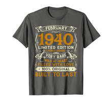 Load image into Gallery viewer, February 1940 Shirt 80 Years Old 80th Birthday Gifts T-Shirt-1285668
