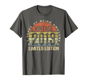7 Year Old Gifts Vintage 2013 Limited Edition 7th Birthday TShirt232791