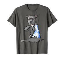Load image into Gallery viewer, Women Gifts Pit bull Dog Tattoo I Love Mom TShirt205449
