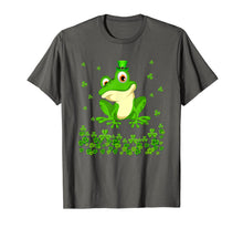 Load image into Gallery viewer, Funny Frog St Patricks Day Shirt Women Irish Frog T-Shirt-922046
