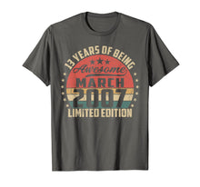 Load image into Gallery viewer, Vintage March 2007 13 Year Old Bday Gifts 13th Birthday TShirt900618
