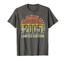 Load image into Gallery viewer, 15 Year Old Gifts Vintage 2005 Limited Edition 15th Birthday T-Shirt-146376
