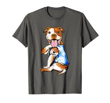 Load image into Gallery viewer, Mother&#39;s Day Gifts Pit Bull Dog Tattoo I Love Mom T-Shirt-509518
