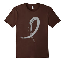 Load image into Gallery viewer, Funny shirts V-neck Tank top Hoodie sweatshirt usa uk au ca gifts for Brain Tumor T-Shirt Grey Graffiti Ribbon 1191704
