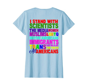 Funny shirts V-neck Tank top Hoodie sweatshirt usa uk au ca gifts for I Stand With Shirt Persist Resist Protest March America USA 1319997