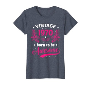 Womens 50th Birthday Gift-Vintage 1970 Classic 2020 Women 50 Years T-Shirt