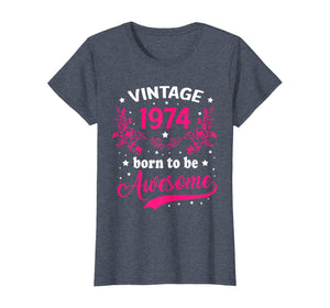 Womens 46th Birthday Gift-Vintage 1974 Classic 2020 Women 46 Years T-Shirt