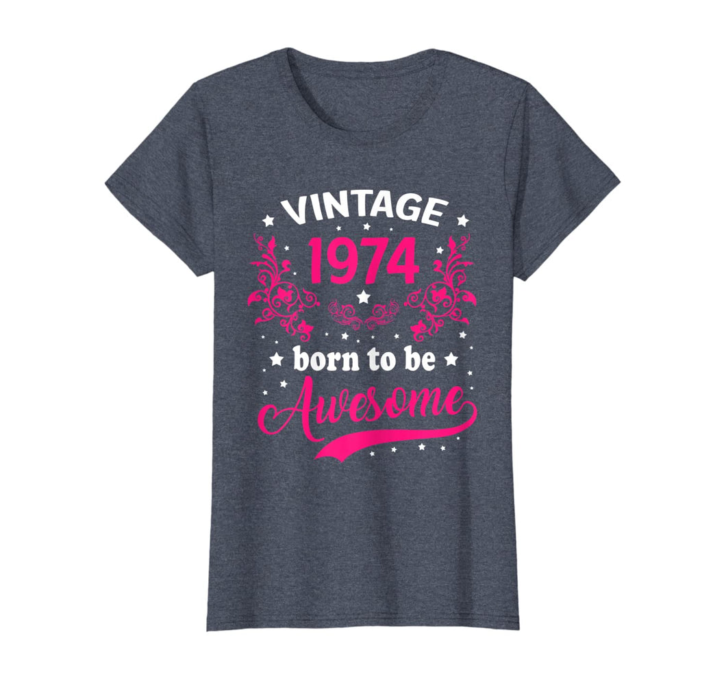 Womens 46th Birthday Gift-Vintage 1974 Classic 2020 Women 46 Years T-Shirt