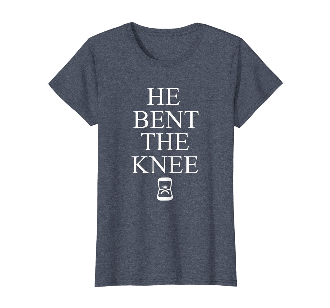 Womens He Bent The Knee Shirt Wedding Engagement Gifts For Women