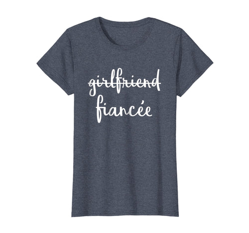 Womens Girlfriend Fiancee T Shirt, Fiance Engagement Party Tshirt