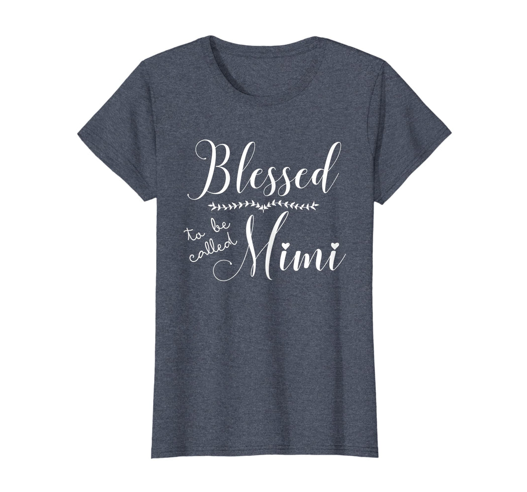 Womens Blessed To Be Called Mimi Shirt Grandma Mothers Day Gifts