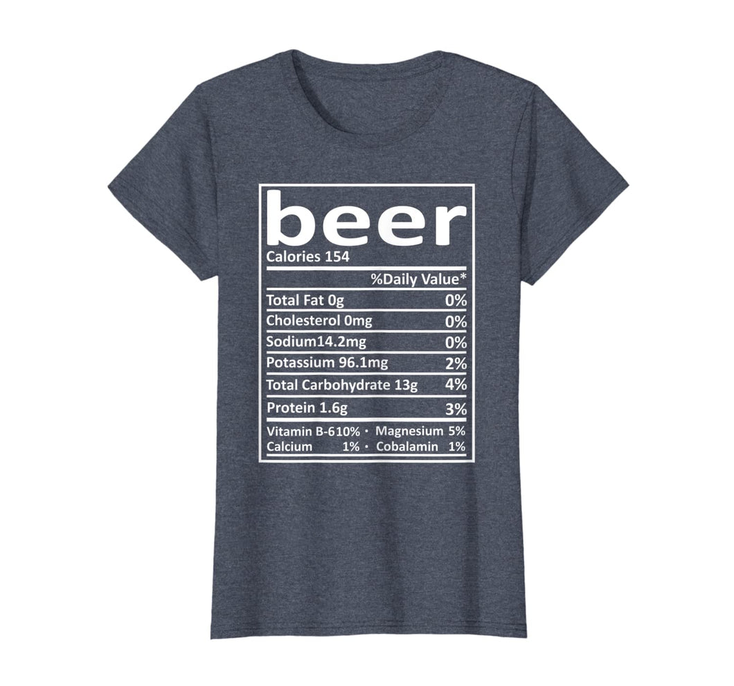 Funny shirts V-neck Tank top Hoodie sweatshirt usa uk au ca gifts for Beer Nutrition Thanksgiving Costume Food Facts Xmas Gifts T-Shirt 635134