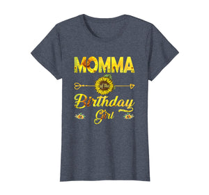 Momma Of The Birthday Girl TShirt Mom Sunflower Gifts T-Shirt782805