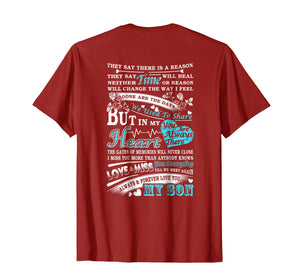Funny shirts V-neck Tank top Hoodie sweatshirt usa uk au ca gifts for Love Miss You Son Tshirt - in loving memory of Son in Heaven 485692