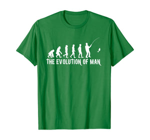 THE EVOLUTION OF FISHERMEN OR MEN FUNNY FISHING LOVER GIFT T-Shirt