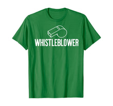 Load image into Gallery viewer, WHISTLEBLOWER Whistle Halloween Costume Impeach Trump Meme T-Shirt
