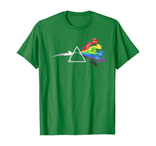 Load image into Gallery viewer, The TShirt Wall Prism Refraction Pink Rainbow Poke Floyd Mon T-Shirt
