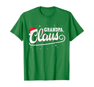 Mens Grandpa Claus Shirt Santa Christmas Family Matching Pajama T-Shirt