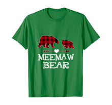 Load image into Gallery viewer, Funny shirts V-neck Tank top Hoodie sweatshirt usa uk au ca gifts for Meemaw Bear Red Buffalo Plaid Matching Family Christmas T-Shirt 1355154
