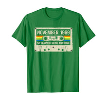 Load image into Gallery viewer, Vintage November 1969 50th birthday Gift Retro Cassette Tape T-Shirt

