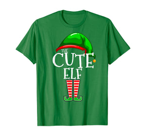 The Cute Elf Group Matching Family Christmas Gift Holiday T-Shirt