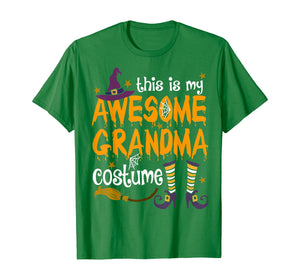 This Is My Awesome Grandma Costume Witch Halloween Tee