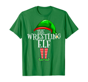 The Wrestling Elf Family Matching Group Christmas Gift Funny T-Shirt