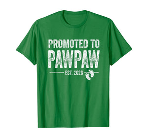 Promoted To Pawpaw 2020 Vintage Announcement Pregnancy TShirt450630