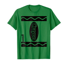 Load image into Gallery viewer, Green Crayon Box Halloween Costume Couple Group T-Shirt 7774
