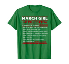 Load image into Gallery viewer, March girl facts is most known for human lie detector TShirt64393
