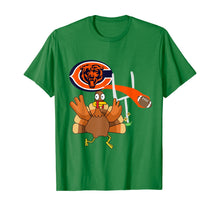 Load image into Gallery viewer, Thanksgiving Turkey Goal Posts Football Chicago-Bear T-Shirt
