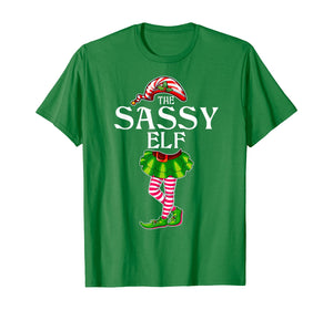 Funny shirts V-neck Tank top Hoodie sweatshirt usa uk au ca gifts for The Sassy Elf Christmas Matching Family Group T-Shirt 463273