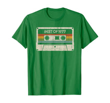 Load image into Gallery viewer, Vintage Best of 1977 42nd Birthday Cassette TShirt119179
